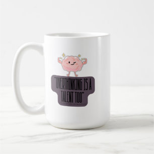 Grappige Brain Power Kleding voor Overdenkers Koffiemok