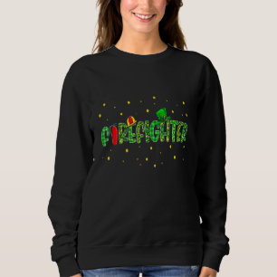 Grappige brandweerbanen St Patrick Day Leopard PL Trui