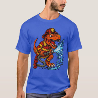 Grappige brandweerman kunst voor rare peuters bran t-shirt