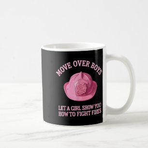 Grappige brandweerman kunst voor vrouwen meisjes b koffiemok