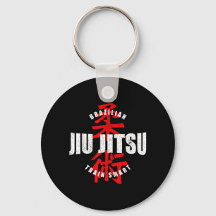 Grappige Braziliaanse Jiu Jitsu Vintage Train Slim Sleutelhanger