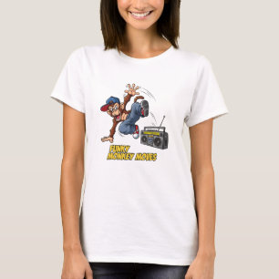 Grappige Breakdance Aap Hip-Hop Dans T-shirt