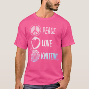 Grappige Breikunst Voor Vrouwen Mannen Brei Garens T-shirt