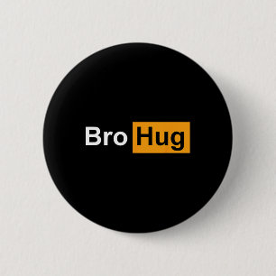 Grappige Bro Hug Bodybuilding Powerlifting Sport G Ronde Button 5,7 Cm