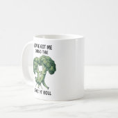 Grappige Broccoli Koffiemok (Voorkant links)