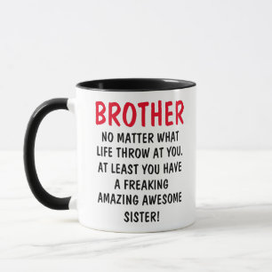 Grappige broer mok, cadeau voor broer,  mok