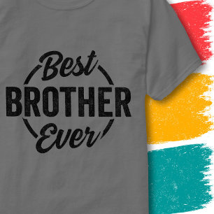 Grappige Broer Quote Vintage Beste Broer Ooit T-shirt