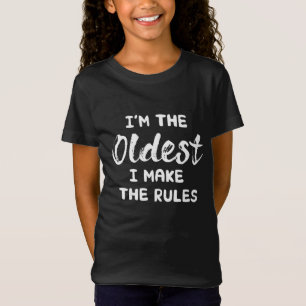 Grappige Broers en Zussen: Ik Ben De Oudste Ik Maa T-shirt
