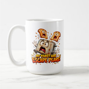 Grappige Broodrooster – Mijn Toast Heeft Ontsnappi Koffiemok