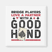 Grappige Brug Speler Partner Goede Hand Magneet (Voorkant)