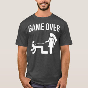 Grappige Bruid Bruidegom Bachelor Bachelorette Huw T-shirt