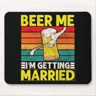 Grappige Bruidegom Bachelor Party Bier Me Ik Ga Tr Muismat