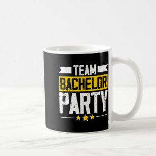 Grappige bruidegom trouw bachelor feest lange mouw koffiemok