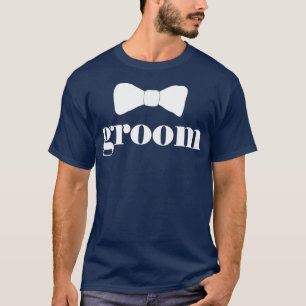 Grappige Bruidegom Vlinderdas Bachelorfeest Uitrus T-shirt