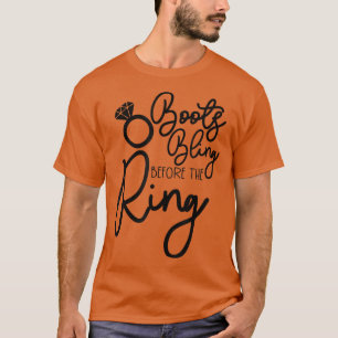Grappige bruidsmeisje bruid vrijgezellenfeest laar t-shirt