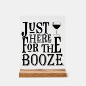 Grappige bruiloft bar acryl bord (Voorkant)