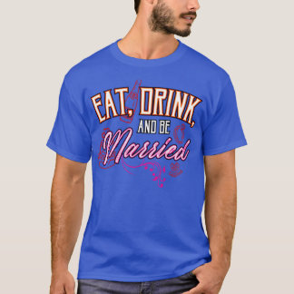 Grappige bruiloft en vrijgezellenfeest bruid van m t-shirt