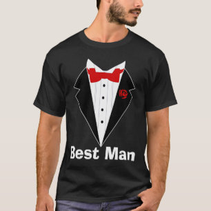 Grappige bruiloft t shirt, bruidegom, beste man, b t-shirt