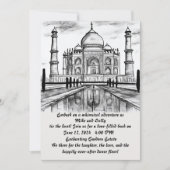 Grappige bruiloft uitnodigingen formulering (Voorkant)