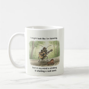 Grappige bruine marmorstinkwants cadeaus koffiemok