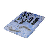 Grappige Bubbles Tienerjongen als je het niet kunt Badmat (Gekanteld)