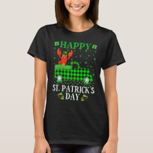 Grappige Buffel Plaid Groene Vrachtwagen Kreeft Vi T-shirt