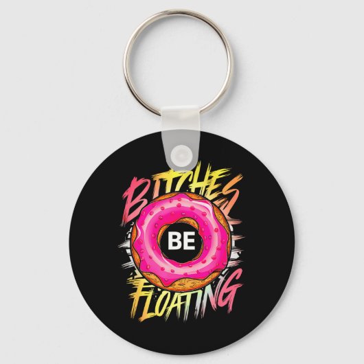 Grappige buizen zweven zomer Float Sleutelhanger (Voorkant)