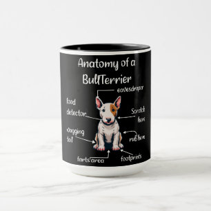 Grappige Bull Terrier Hond Mok