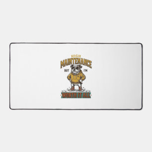 Grappige Bulldog Citaat Vintage Gravure T-Shirt De Bureaumat
