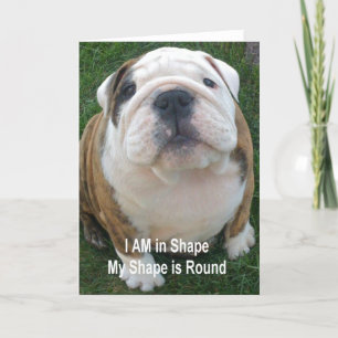 Grappige Bulldog Kaart Notecard Creationarts