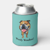 Grappige Bulldog Koeler (Blikje Voorkant)