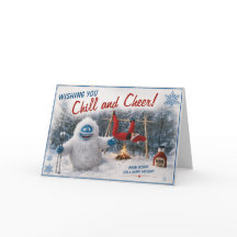 Grappige Bumble Yeti en Elf Roast Kerstmis