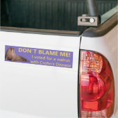 Grappige bumpersticker (Op Truck)