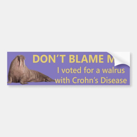 Grappige bumpersticker (Voorkant)