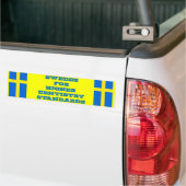 Grappige bumpersticker (Op Truck)