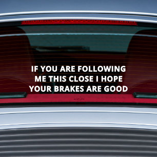 Grappige bumpersticker auto sticker Ruit sticker