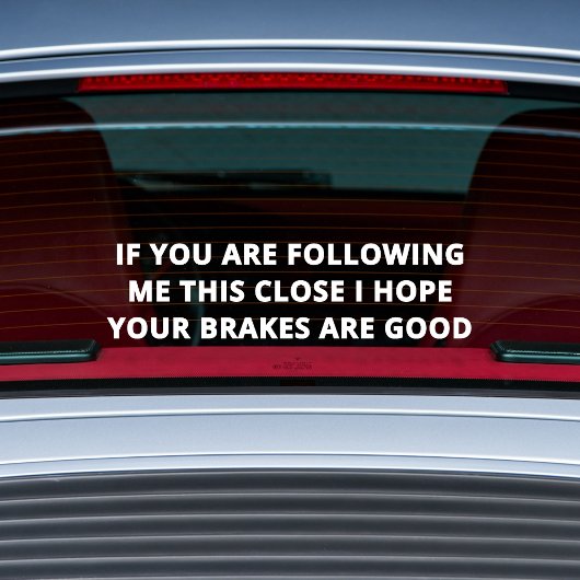 Grappige bumpersticker auto sticker | Ruit sticker