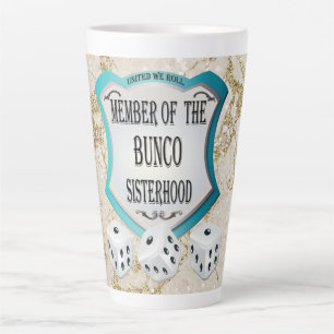 Grappige Bunco speler Vriend Latte Mok