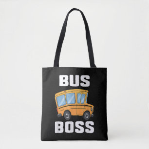 Grappige Bus Baas Schoolbuschauffeur Draagtas