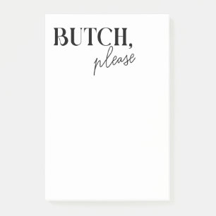 Grappige Butch Masc Lesbische Vrouw Cadeau Verjaar Post-it® Notes