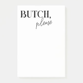 Grappige Butch Masc Lesbische Vrouw Cadeau Verjaar Post-it® Notes