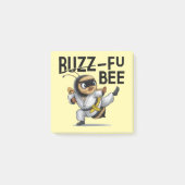 Grappige Buzz-Fu Bee Martial Arts Post-It Notes (Voorkant)