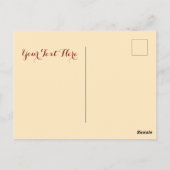 Grappige Cactus Bruid  Briefkaart (Achterkant)