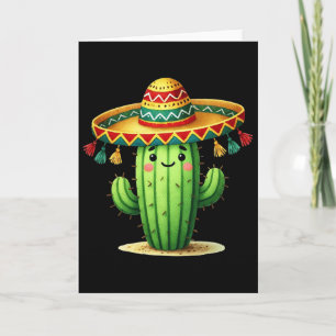 Grappige Cactus Cinco De Mayo Jongens Peuter Kinde Kaart