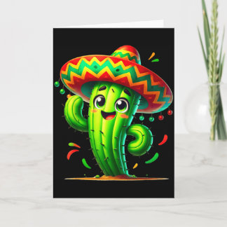 Grappige Cactus Cinco De Mayo Jongens Peuter Kinde Kaart