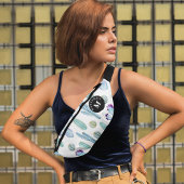 Grappige Cactus Monogram Aangepaste Naam Taille Cr Heuptasje