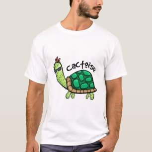 GRAPPIGE CACTUS SCHILDPAD KIDS T-SHIRT