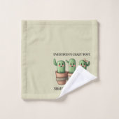Grappige cactussen Iedereen is gek over scherp ... Bad Handdoek (Wasdoekje)