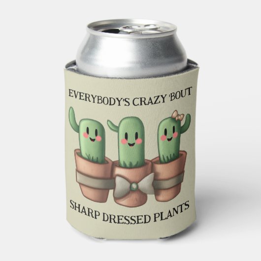 Grappige cactussen Iedereen is gek over scherp ... Blikjeskoeler (Blikje Voorkant)