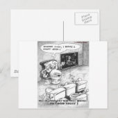 Grappige cadeaus en verzamelobjecten voor zindelij briefkaart (Voorkant / Achterkant)